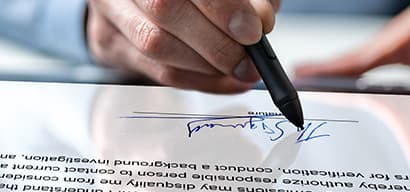 Digitaal ondertekenen bij Keter